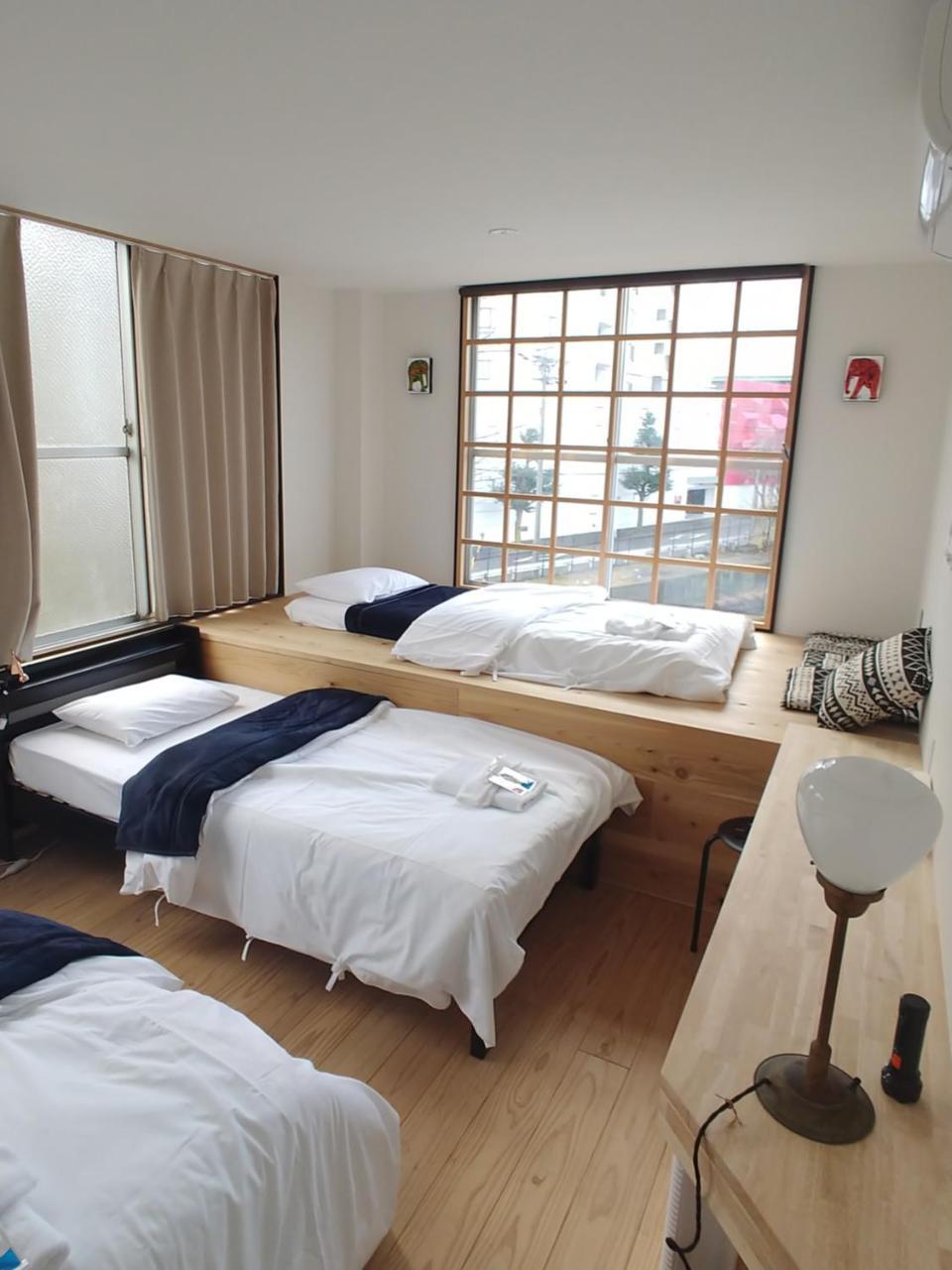 駐車場無料 Nagoya Hostel The Three Smiles Free Car Park Exterior photo